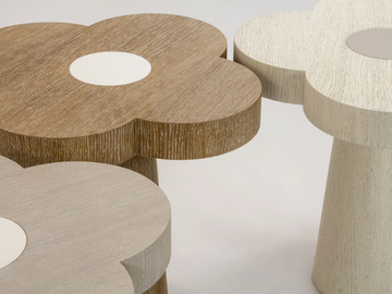 VIOLETA - Oak side table by JOSÉ LEITE DE CASTRO - view 3